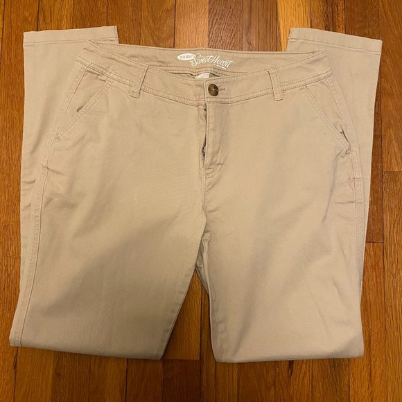 Old Navy The Sweetheart Pants - Khaki Size 10 - Picture 1 of 3